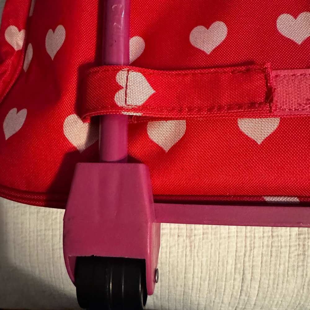 Double Trolley 18” Doll Carrier with Dual Sleeping Bag Two Pillows Travel Case - Picture 12 of 16